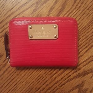 Kate Spade small pink wallet